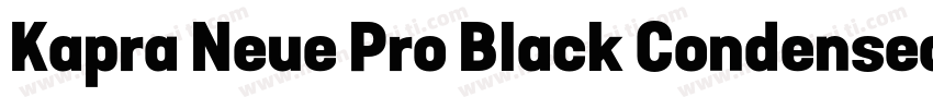 Kapra Neue Pro Black Condensed Roun字体转换